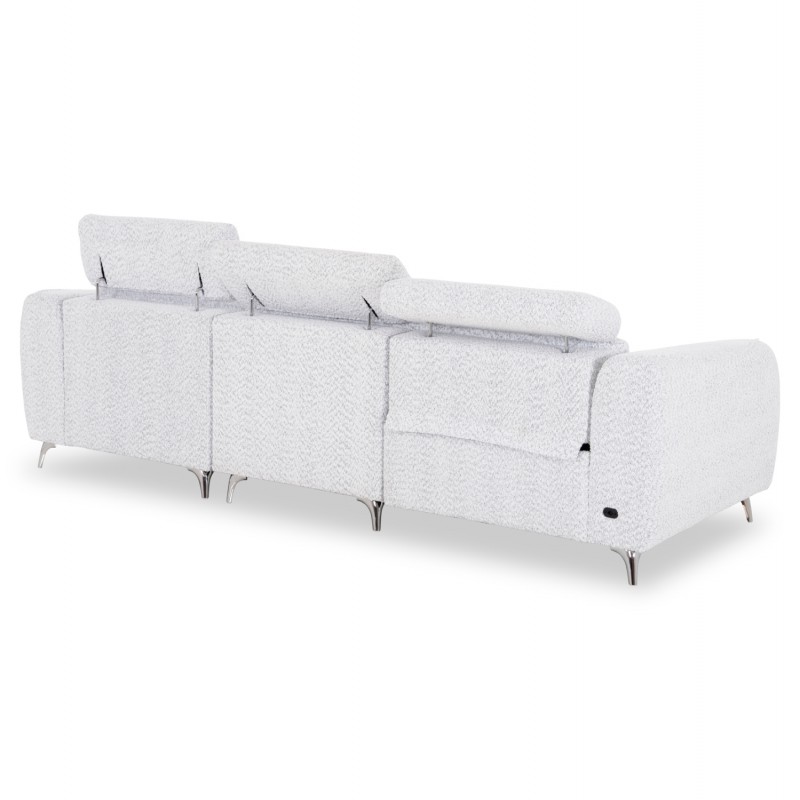 ΚΑΝΑΠΕΣ ΔΕΞΙΑ ΓΩΝΙΑ 3Θ ΜΕ RECLINE VALENTE HM3317.01R ΑΝΟΙΧΤΟ ΓΚΡΙ ΥΦΑΣΜΑ 275x160x104Yεκ