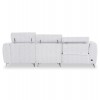 ΚΑΝΑΠΕΣ ΔΕΞΙΑ ΓΩΝΙΑ 3Θ ΜΕ RECLINE VALENTE HM3317.01R ΑΝΟΙΧΤΟ ΓΚΡΙ ΥΦΑΣΜΑ 275x160x104Yεκ