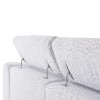 ΚΑΝΑΠΕΣ ΔΕΞΙΑ ΓΩΝΙΑ 3Θ ΜΕ RECLINE VALENTE HM3317.01R ΑΝΟΙΧΤΟ ΓΚΡΙ ΥΦΑΣΜΑ 275x160x104Yεκ