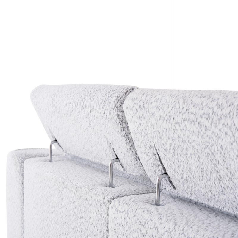 ΚΑΝΑΠΕΣ ΔΕΞΙΑ ΓΩΝΙΑ 3Θ ΜΕ RECLINE VALENTE HM3317.01R ΑΝΟΙΧΤΟ ΓΚΡΙ ΥΦΑΣΜΑ 275x160x104Yεκ