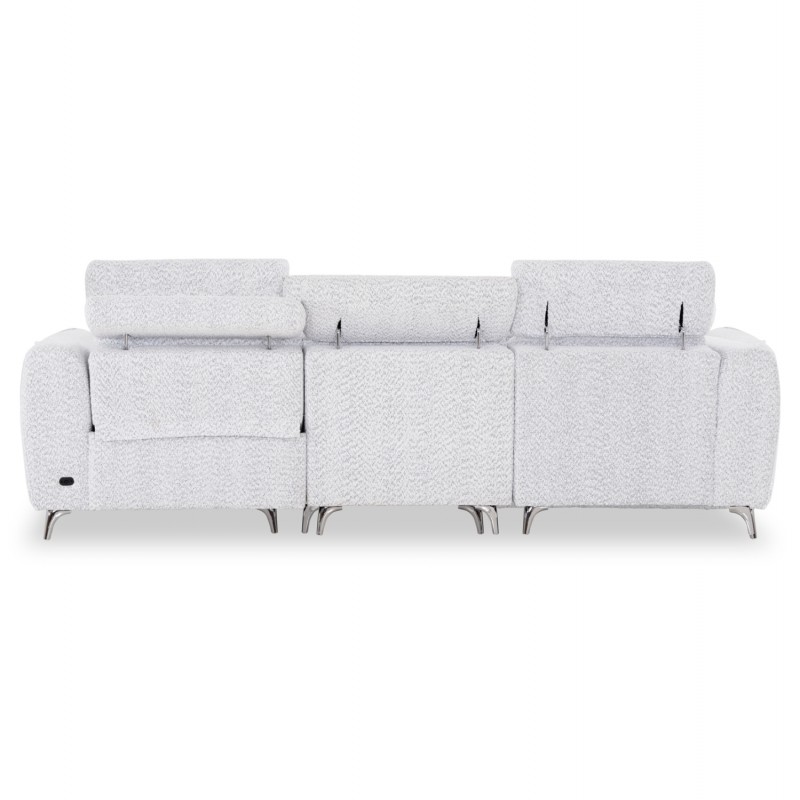 ΚΑΝΑΠΕΣ ΑΡΙΣΤΕΡΗ ΓΩΝΙΑ 3Θ ΜΕ RECLINE VALENTE HM3317.01L ΑΝΟΙΧΤΟ ΓΚΡΙ ΥΦΑΣΜΑ 275x160x104Yεκ