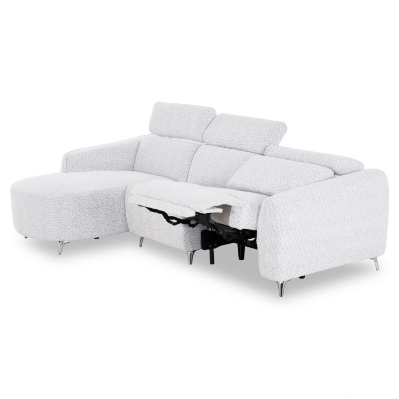 ΚΑΝΑΠΕΣ ΑΡΙΣΤΕΡΗ ΓΩΝΙΑ 3Θ ΜΕ RECLINE VALENTE HM3317.01L ΑΝΟΙΧΤΟ ΓΚΡΙ ΥΦΑΣΜΑ 275x160x104Yεκ