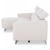 ΚΑΝΑΠΕΣ ΑΡΙΣΤΕΡΗ ΓΩΝΙΑ 3Θ ΜΕ RECLINE VALENTE HM3317.02L ΜΠΕΖ ΥΦΑΣΜΑ 275x160x104Yεκ