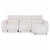 ΚΑΝΑΠΕΣ ΔΕΞΙΑ ΓΩΝΙΑ 3Θ ΜΕ RECLINE VALENTE HM3317.02R ΜΠΕΖ ΥΦΑΣΜΑ 275x160x104Yεκ