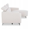 ΚΑΝΑΠΕΣ ΔΕΞΙΑ ΓΩΝΙΑ 3Θ ΜΕ RECLINE VALENTE HM3317.02R ΜΠΕΖ ΥΦΑΣΜΑ 275x160x104Yεκ