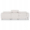 ΚΑΝΑΠΕΣ ΔΕΞΙΑ ΓΩΝΙΑ 3Θ ΜΕ RECLINE VALENTE HM3317.02R ΜΠΕΖ ΥΦΑΣΜΑ 275x160x104Yεκ