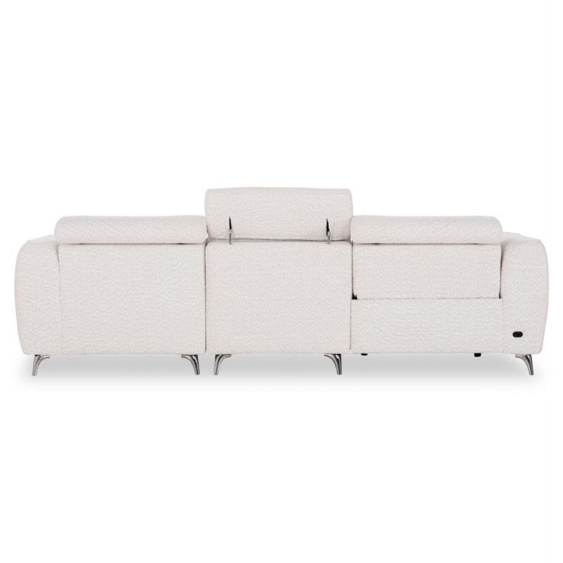 ΚΑΝΑΠΕΣ ΔΕΞΙΑ ΓΩΝΙΑ 3Θ ΜΕ RECLINE VALENTE HM3317.02R ΜΠΕΖ ΥΦΑΣΜΑ 275x160x104Yεκ