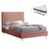 ΚΡΕΒΑΤΙ ΗΜΙΔΙΠΛΟ ΜΕ ΣΤΡΩΜΑ MAYLIN HM10802 ΒΕΛΟΥΔΟ ΣΑΠΙΟ ΜΗΛΟ--ΣΤΡΩΜΑ 120Χ200εκ