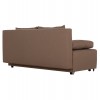 ΚΑΝΑΠΕΣ ΚΡΕΒΑΤΙ ΤΡΙΘΕΣΙΟΣ KEND HM3313.04 ΥΦΑΣΜΑ ΣΕ ΑΝΟΙΧΤΟ ΚΑΦΕ 188x85x82Υεκ.