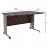 ΣΕΤ ΓΡΑΦΕΙΟΥ 2ΤΜΧ ΣΕ ΧΡΩΜΑ WENGE HM10214.02