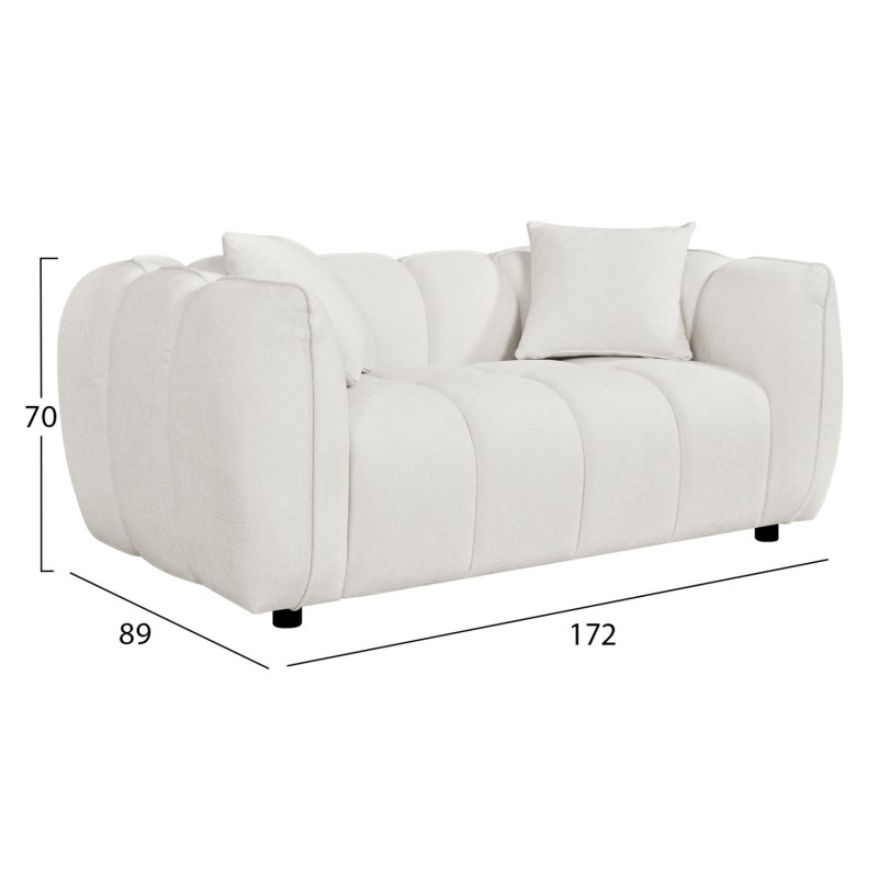 ΣΕΤ ΣΑΛΟΝΙ 3Θ & 2Θ LYKKE HM10812.02 ΕΚΡΟΥ ΥΦΑΣΜΑ