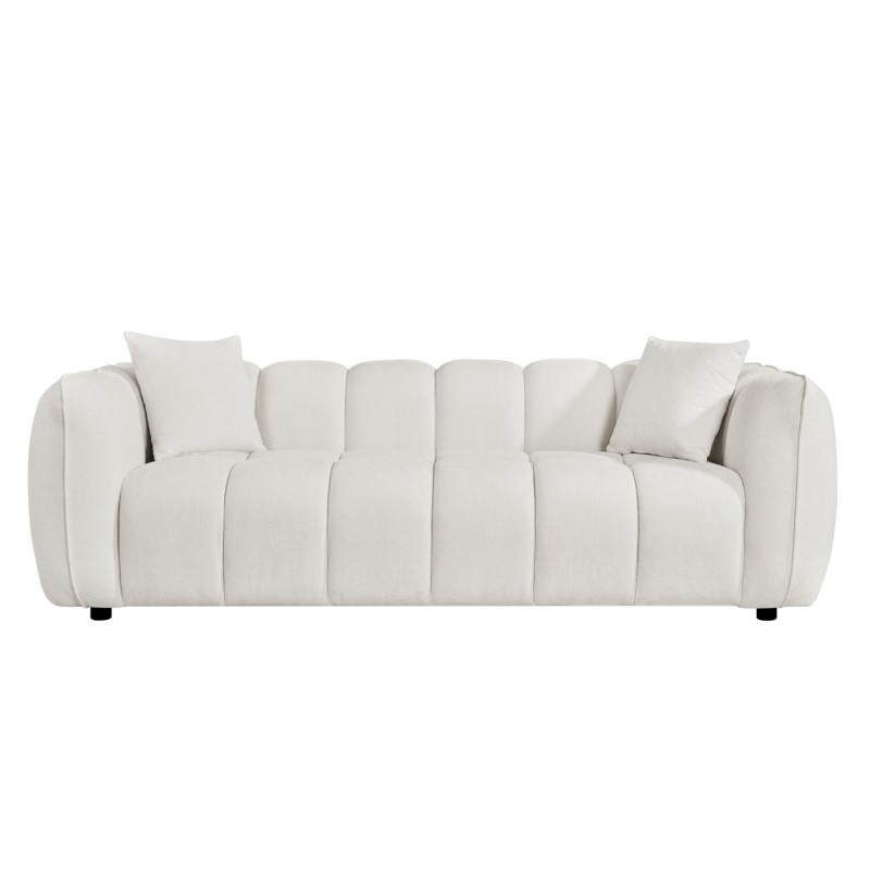 ΣΕΤ ΣΑΛΟΝΙ 3ΤΜΧ LYKKE HM10813.02 ΕΚΡΟΥ ΥΦΑΣΜΑ