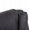 ΚΑΡΕΚΛΑ ΓΡΑΦΕΙΟΥ CANAN HM1201 ΜΑΥΡO PVC-ΒΑΣΗ ΧΡΩΜΙΟΥ 66x61x105Υεκ.