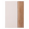 ΒΟΗΘΗΤΙΚΟ ΤΡΑΠΕΖΙ LEIA-ΣΚΑΜΠΟ HM18163.02 FIBER CEMENT ΛΕΥΚΟ-ΞΥΛΟ TEAK 32.5x32.5x46Υεκ.