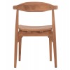 ΚΑΡΕΚΛΑ ΤΡΑΠΕΖΑΡΙΑΣ ΕΞ.ΧΩΡΟΥ DONNY HM6378 ΞΥΛΟ TEAK 52x54x74Υεκ.