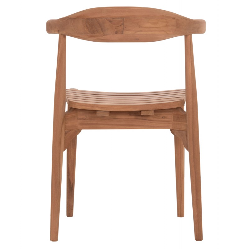 ΚΑΡΕΚΛΑ ΤΡΑΠΕΖΑΡΙΑΣ ΕΞ.ΧΩΡΟΥ DONNY HM6378 ΞΥΛΟ TEAK 52x54x74Υεκ.