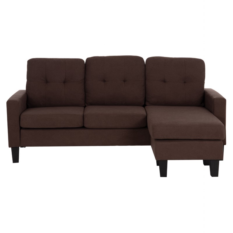 ΚΑΝΑΠΕΣ ΓΩΝΙΑ ΑΝΑΣΤΡΕΨΙΜΗ MEGGY HM3297.12 ΚΑΦΕ ΥΦΑΣΜΑ 184.5x129x86Yεκ.