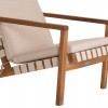 LOUNGE ΣΕΤ ΕΞ.ΧΩΡΟΥ 3ΤΜΧ DAME HM10982 ΞΥΛΟ ΑΚΑΚΙΑΣ--ΣΧΟΙΝΙ STRAP & ΜΑΞΙΛΑΡΙΑ ΣΕ ΜΠΕΖ