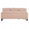 ΚΑΝΑΠΕΣ ΓΩΝΙΑ ΑΝΑΣΤΡΕΨΙΜΗ MEGGY HM3297.13 ΜΠΕΖ ΥΦΑΣΜΑ 184.5x75-129x86Yεκ.