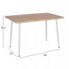 ΣΕΤ ΤΡΑΠΕΖΑΡΙΑΣ ΕΣ.ΧΩΡΟΥ 5ΤΜΧ PALOMA HM11389 ΛΕΥΚΟ-SONAMA MDF TOP