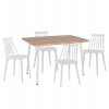 ΣΕΤ ΤΡΑΠΕΖΑΡΙΑΣ ΕΣ.ΧΩΡΟΥ 5ΤΜΧ PALOMA HM11389 ΛΕΥΚΟ-SONAMA MDF TOP