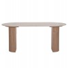 ΤΡΑΠΕΖΙ ΤΡΑΠΕΖΑΡΙΑΣ MELLOW HM18416 MDF ΠΟΔΙΑ ΣΕ ΦΥΣΙΚΟ--ΚΕΡΑΜΙΚΟ TOP 180x90x76Υεκ.
