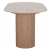 ΤΡΑΠΕΖΙ ΤΡΑΠΕΖΑΡΙΑΣ MELLOW HM18416 MDF ΠΟΔΙΑ ΣΕ ΦΥΣΙΚΟ--ΚΕΡΑΜΙΚΟ TOP 180x90x76Υεκ.