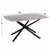 ΤΡΑΠΕΖΙ ΤΡΑΠΕΖΑΡΙΑΣ ISKA HM18420 ΚΕΡΑΜΙΚΟ TOP ΣΕ ΛΕΥΚΟ/ΚΑΦΕ ΜΑΡΜΑΡΟ 160x90x79Υεκ