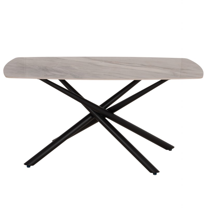 ΤΡΑΠΕΖΙ ΤΡΑΠΕΖΑΡΙΑΣ ISKA HM18420 ΚΕΡΑΜΙΚΟ TOP ΣΕ ΛΕΥΚΟ/ΚΑΦΕ ΜΑΡΜΑΡΟ 160x90x79Υεκ
