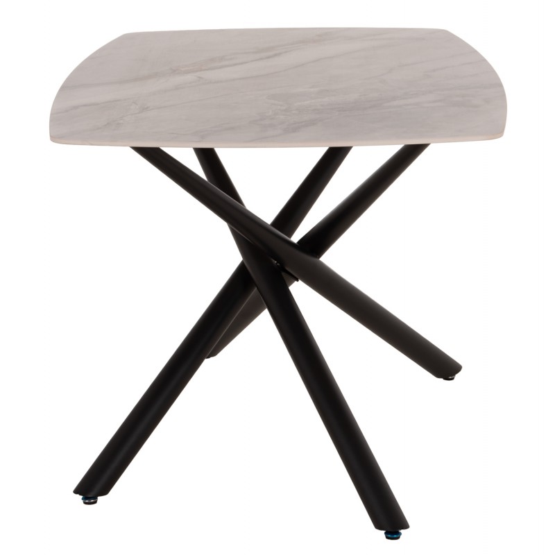 ΤΡΑΠΕΖΙ ΤΡΑΠΕΖΑΡΙΑΣ ISKA HM18420 ΚΕΡΑΜΙΚΟ TOP ΣΕ ΛΕΥΚΟ/ΚΑΦΕ ΜΑΡΜΑΡΟ 160x90x79Υεκ