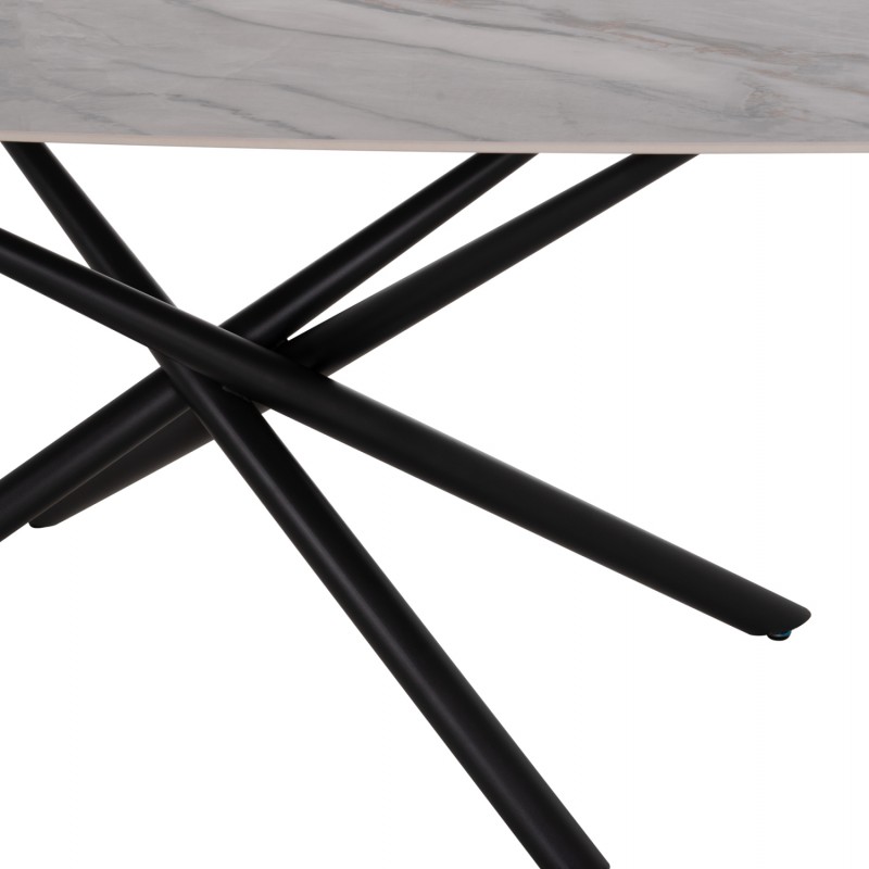 ΤΡΑΠΕΖΙ ΤΡΑΠΕΖΑΡΙΑΣ ISKA HM18420 ΚΕΡΑΜΙΚΟ TOP ΣΕ ΛΕΥΚΟ/ΚΑΦΕ ΜΑΡΜΑΡΟ 160x90x79Υεκ