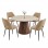 ΣΕΤ ΤΡΑΠΕΖΑΡΙΑΣ 5ΤΜΧ WALDEN HM12104.03 ΚΕΡΑΜΙΚΟ TOP ΤΡΑΒΕΡΤΙΝΑ--ΥΦΑΣΜΑ TAUPE