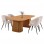 ΣΕΤ ΤΡΑΠΕΖΑΡΙΑΣ 5ΤΜΧ ΕΠΕΚΤΕΙΝΟΜΕΝΟ CORNEL HM12105.02 MDF--ΥΦΑΣΜΑ ΜΠΕΖ
