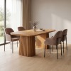ΣΕΤ ΤΡΑΠΕΖΑΡΙΑΣ 5ΤΜΧ ΕΠΕΚΤΕΙΝΟΜΕΝΟ VERLO HM12106.03 MDF--ΥΦΑΣΜΑ TAUPE
