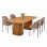 ΣΕΤ ΤΡΑΠΕΖΑΡΙΑΣ 5ΤΜΧ ΕΠΕΚΤΕΙΝΟΜΕΝΟ VERLO HM12106.03 MDF--ΥΦΑΣΜΑ TAUPE