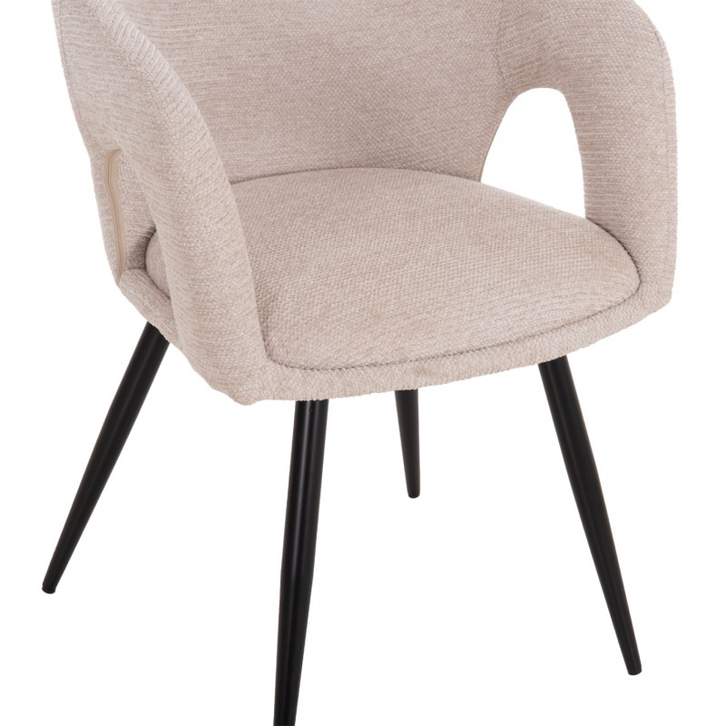 ΣΕΤ ΤΡΑΠΕΖΑΡΙΑΣ 7ΤΜΧ ΕΠΕΚΤΕΙΝΟΜΕΝΟ CORNEL HM12107.02 MDF--ΥΦΑΣΜΑ ΜΠΕΖ
