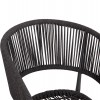 ΠΟΛΥΘΡΟΝΑ ΑΛΟΥΜΙΝΙΟΥ EULO HM5783.21 ΓΚΡΙ-ΤWISTED RATTAN ΓΚΡΙ 57x63x77Υεκ.