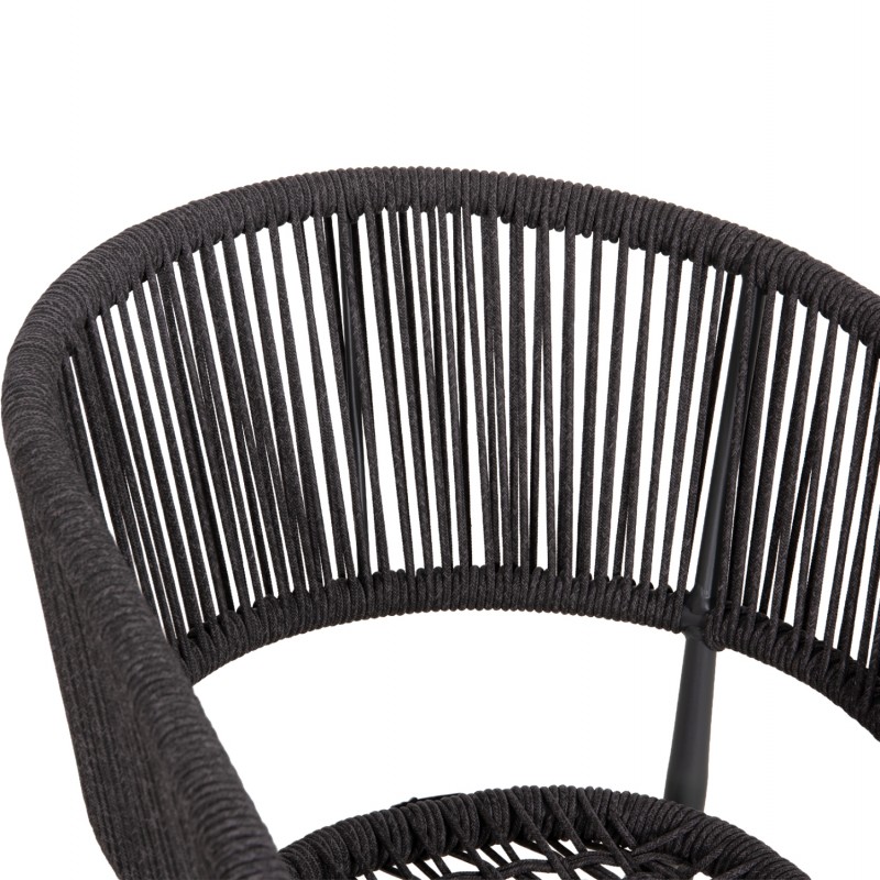 ΠΟΛΥΘΡΟΝΑ ΑΛΟΥΜΙΝΙΟΥ EULO HM5783.21 ΓΚΡΙ-ΤWISTED RATTAN ΓΚΡΙ 57x63x77Υεκ.