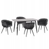 ΣΕΤ ΤΡΑΠΕΖΑΡΙΑΣ 5ΤΜΧ RAVEN HM12116.01 ΚΕΡΑΜΙΚΟ TOP ΓΚΡΙ ΜΑΡΜΑΡΟ--ΓΚΡΙ ΒΕΛΟΥΔΟ