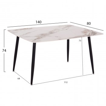 ΣΕΤ ΤΡΑΠΕΖΑΡΙΑΣ 5ΤΜΧ RAVEN HM12116.02 ΚΕΡΑΜΙΚΟ TOP ΛΕΥΚΟ/ΚΑΦΕ ΜΑΡΜΑΡΟ--ΣΑΠΙΟ ΜΗΛΟ ΒΕΛΟΥΔΟ