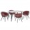 ΣΕΤ ΤΡΑΠΕΖΑΡΙΑΣ 5ΤΜΧ RAVEN HM12116.02 ΚΕΡΑΜΙΚΟ TOP ΛΕΥΚΟ/ΚΑΦΕ ΜΑΡΜΑΡΟ--ΣΑΠΙΟ ΜΗΛΟ ΒΕΛΟΥΔΟ