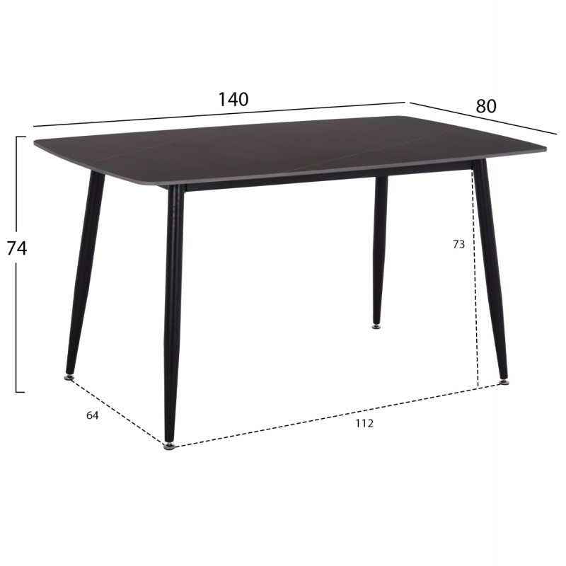 ΣΕΤ ΤΡΑΠΕΖΑΡΙΑΣ 5ΤΜΧ RAVEN HM12116.03 ΚΕΡΑΜΙΚΟ TOP ΜΑΥΡΟ ΜΑΡΜΑΡΟ--ΜΑΥΡΟ ΒΕΛΟΥΔΟ