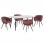 ΣΕΤ ΤΡΑΠΕΖΑΡΙΑΣ 5ΤΜΧ RAVEN HM12117.01 ΚΕΡΑΜΙΚΟ TOP ΛΕΥΚΟ ΜΑΡΜΑΡΟ--ΣΑΠΙΟ ΜΗΛΟ ΒΕΛΟΥΔΟ