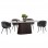 ΣΕΤ ΤΡΑΠΕΖΑΡΙΑΣ 5ΤΜΧ CATER HM12118.01 ΚΕΡΑΜΙΚΟ TOP ΟΒΑΛ--ΓΚΡΙ ΒΕΛΟΥΔΟ