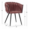ΣΕΤ ΤΡΑΠΕΖΑΡΙΑΣ 5ΤΜΧ ALIZA HM12122.01 MDF TOP ΣΕ ΦΥΣΙΚΟ--ΣΑΠΙΟ ΜΗΛΟ ΒΕΛΟΥΔΟ