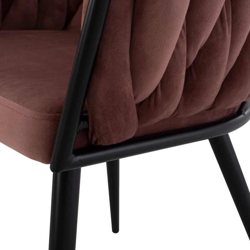 ΣΕΤ ΤΡΑΠΕΖΑΡΙΑΣ 5ΤΜΧ ALIZA HM12122.01 MDF TOP ΣΕ ΦΥΣΙΚΟ--ΣΑΠΙΟ ΜΗΛΟ ΒΕΛΟΥΔΟ