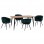 ΣΕΤ ΤΡΑΠΕΖΑΡΙΑΣ 5ΤΜΧ JOLIE HM12123.01 MDF TOP ΣΕ ΦΥΣΙΚΟ--ΚΥΠΑΡΙΣΣΙ ΒΕΛΟΥΔΟ