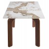 ΤΡΑΠΕΖΙ DALLE HM18479.01 MDF TOP ΟΨΗ ΜΑΡΜΑΡΟΥ-ΜΕΤΑΛ.ΠΟΔΙΑ ΚΑΡΥΔΙ 180x90x76Υεκ