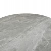 ΤΡΑΠΕΖΙ ΤΡΑΠΕΖΑΡΙΑΣ ΣΤΡΟΓΓΥΛΟ ERAGON HM18460.03 SINT. STONE ΣΕ ΓΚΡΙ ΜΑΡΜΑΡΟ Φ120x75Υεκ