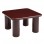 ΤΡΑΠΕΖΙ ΣΑΛΟΝΙΟΥ SOLNA HM18453.06 MDF ΣΕ GLOSSY ΚΟΚΚΙΝΟ 80x80x45Υεκ